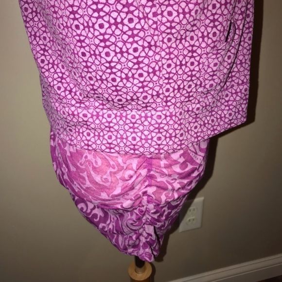 ATHLETA Med Top Tank Layer Paisley Floral Burnout MEDIUM style 906174 - Picture 3 of 8